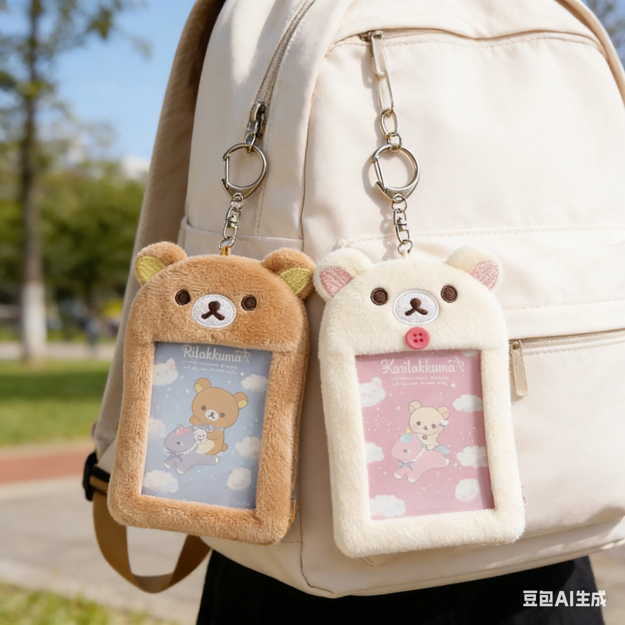Rilakkuma Plush Keychain for Gifts and Accessories