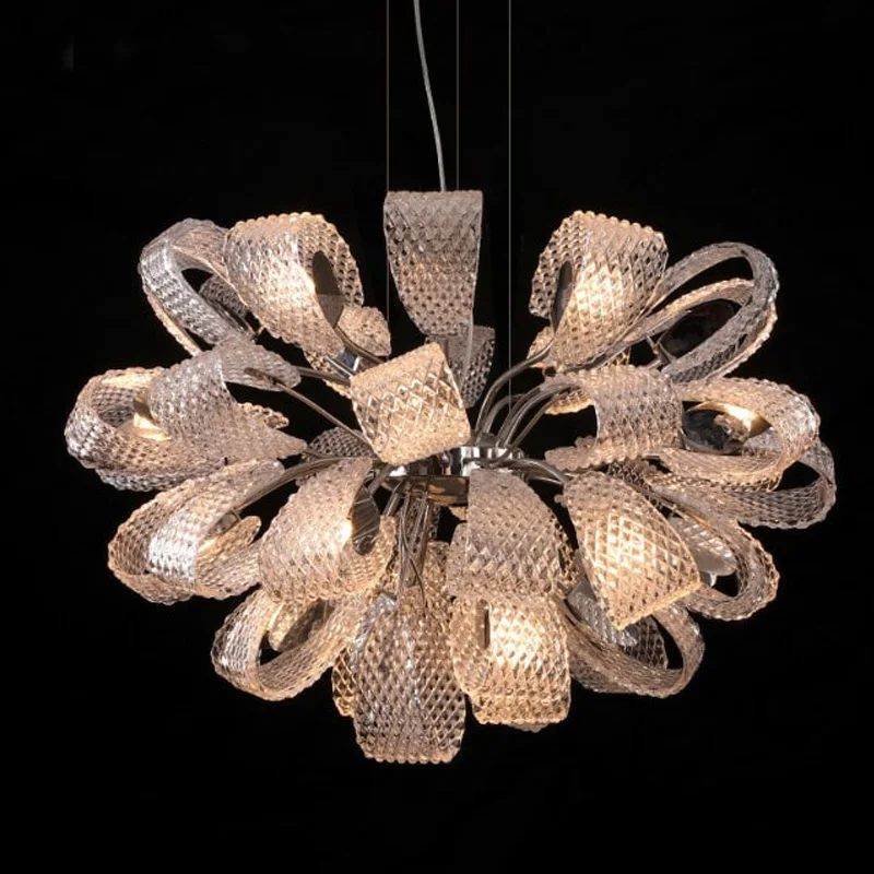 

Long/Round Nordic Pendant Light - 2025 New Dimmable Chandelier with Matte Glass - For Bedroom & Bar Counter