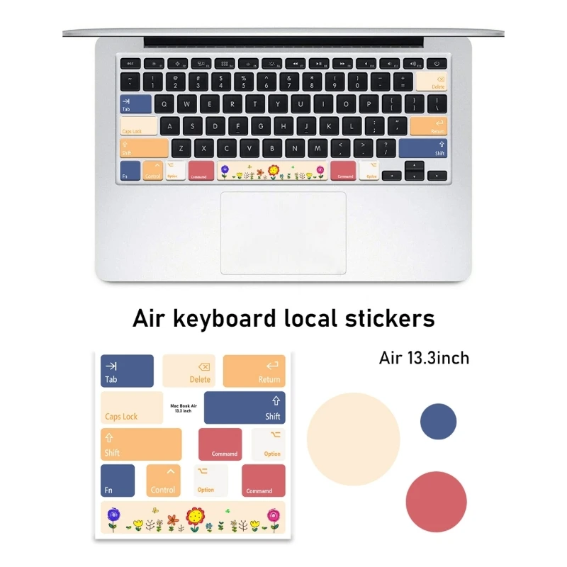 Keyboard Cover Stickers for macair Laptop PC Keyboard Computer Standard Letter Dropship