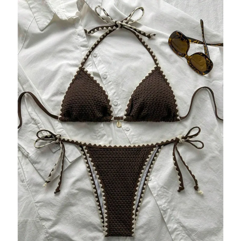 

Летние сексуальные бикини 2026, женские купальники, женский купальник для купания, купальные костюмы, бразильский комплект бикини, пляжная одежда, купальщица в бассейне