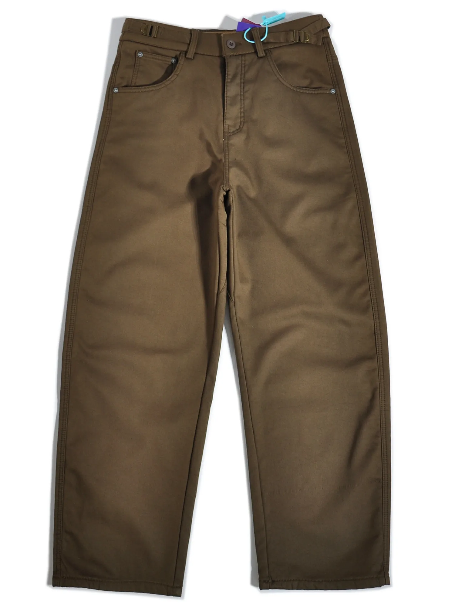 

New Arrival Velvet Warm American Retro Maillard Loose Straight Leg Wide Leg Pants Japanese Casual Men Pants