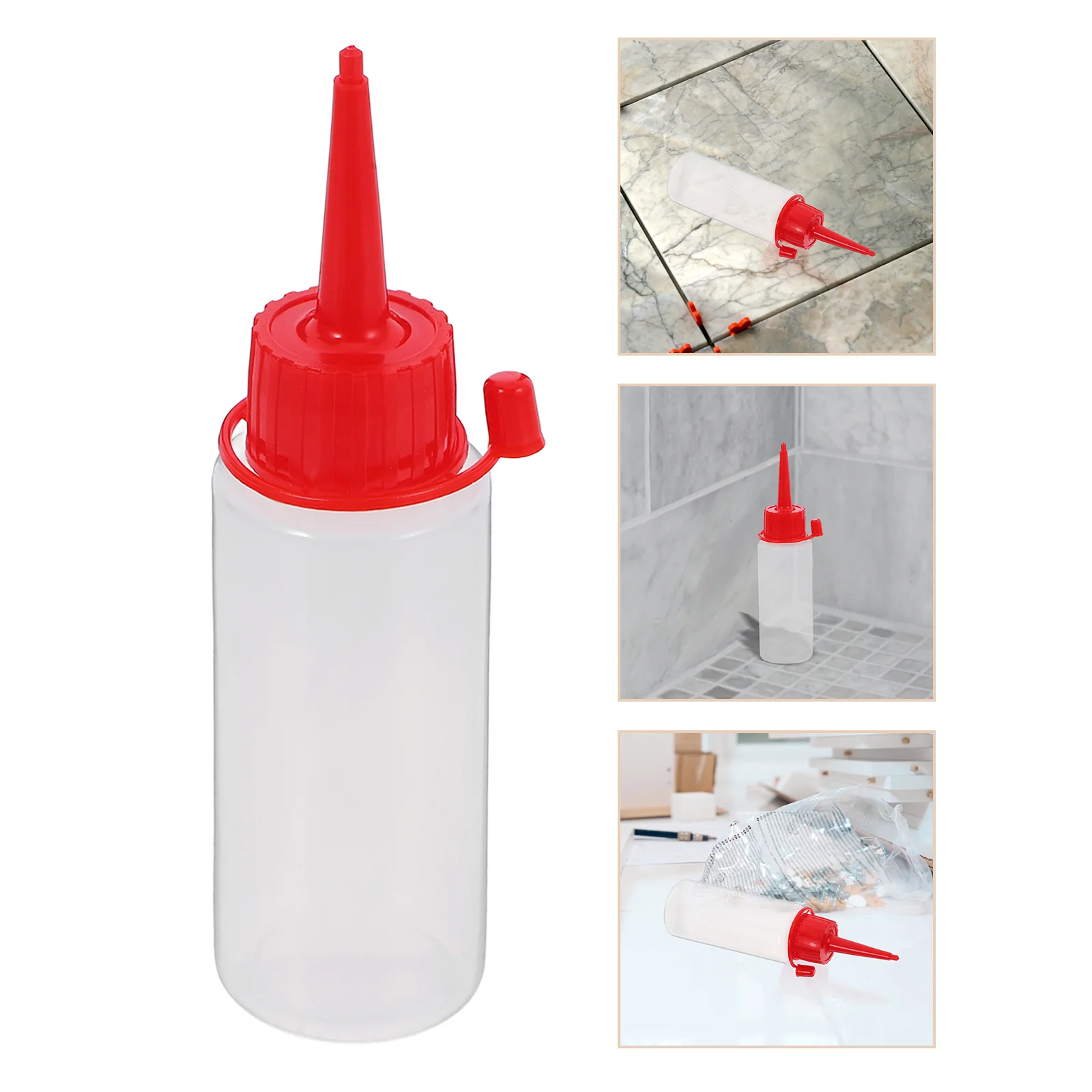 Soft Plastic Glue Bottle Squeeze Bottles Hair Oil Applicator Ldpe Cooking Container