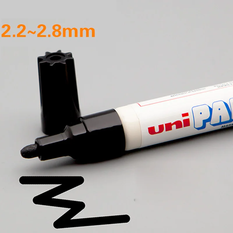Japan UNI Colorful Permanent Markers Pen Paint Marker School Stationery Office Supplies Permanent Art Supplies PX-20 Highlighter