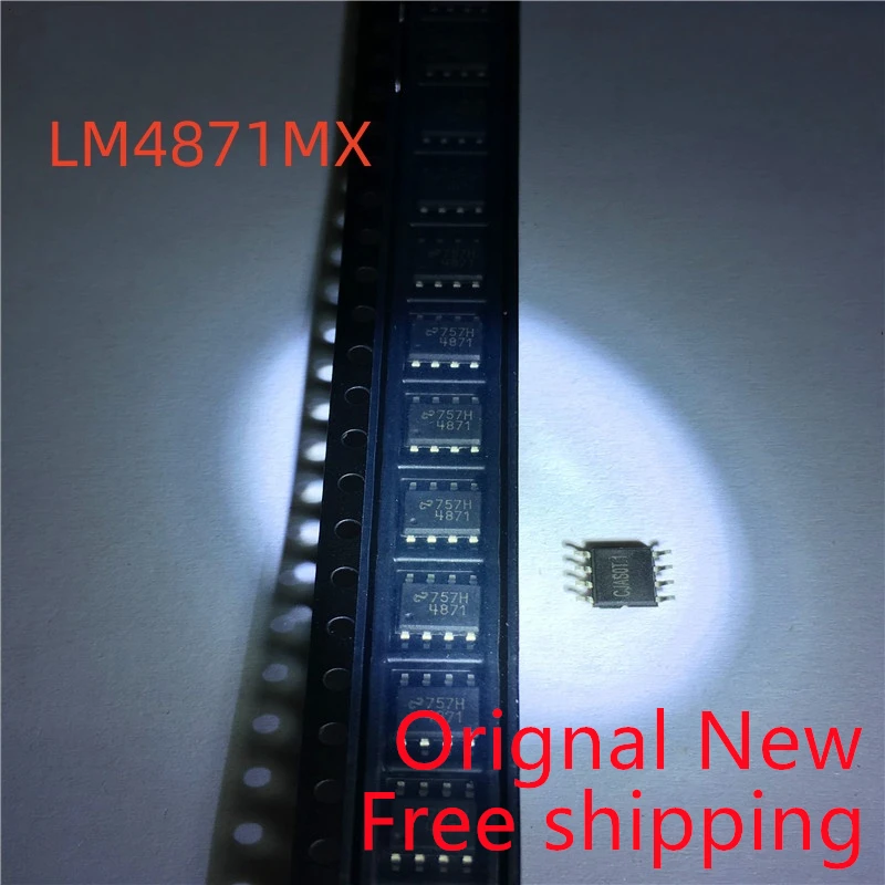 10piece New original LM4871M LM4871MX LM4871 4871 SOP-8 3W Audio Power Amplifier with Shutdown Mode