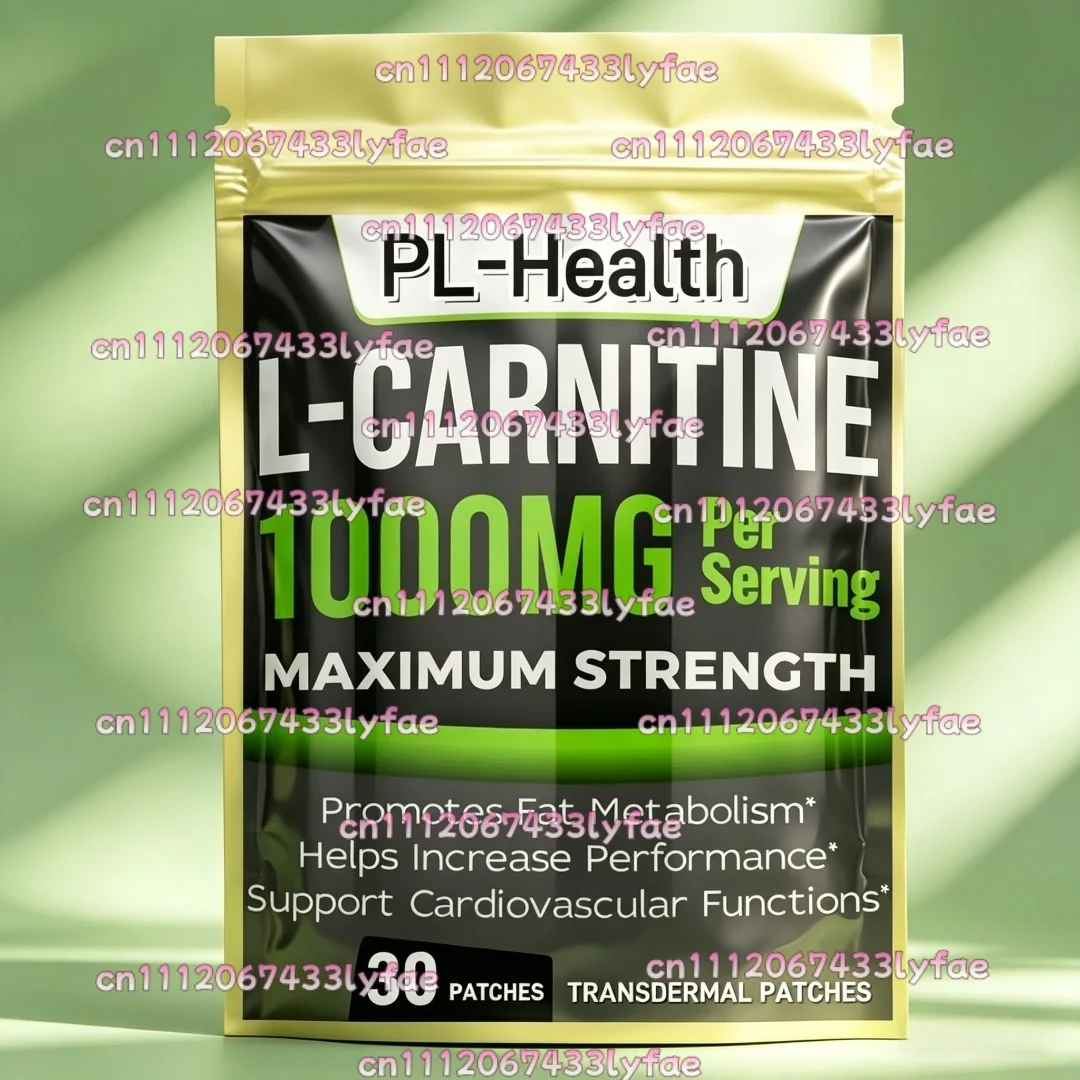 30 Patches L-Carnitine Transdermal Patches- Boost Your Metabolism and Increase Performance