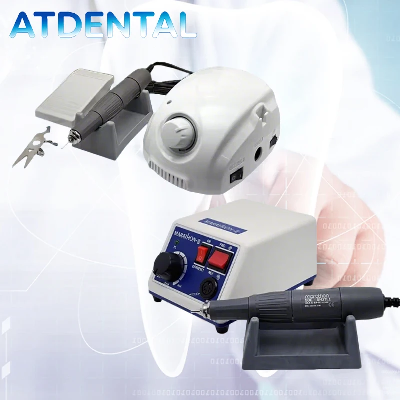 

Dental Lab Marathon III Micromotor 35000 RPM High Torque Brushless with H37L1 High Speed Handpiece for Lab