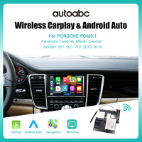 AUTOABC Wireless Carplay Module for Porsche PCM3.1 PCM4.0 Cayenne Macan 911 Panamera Bosxter Android Auto Car Accessories