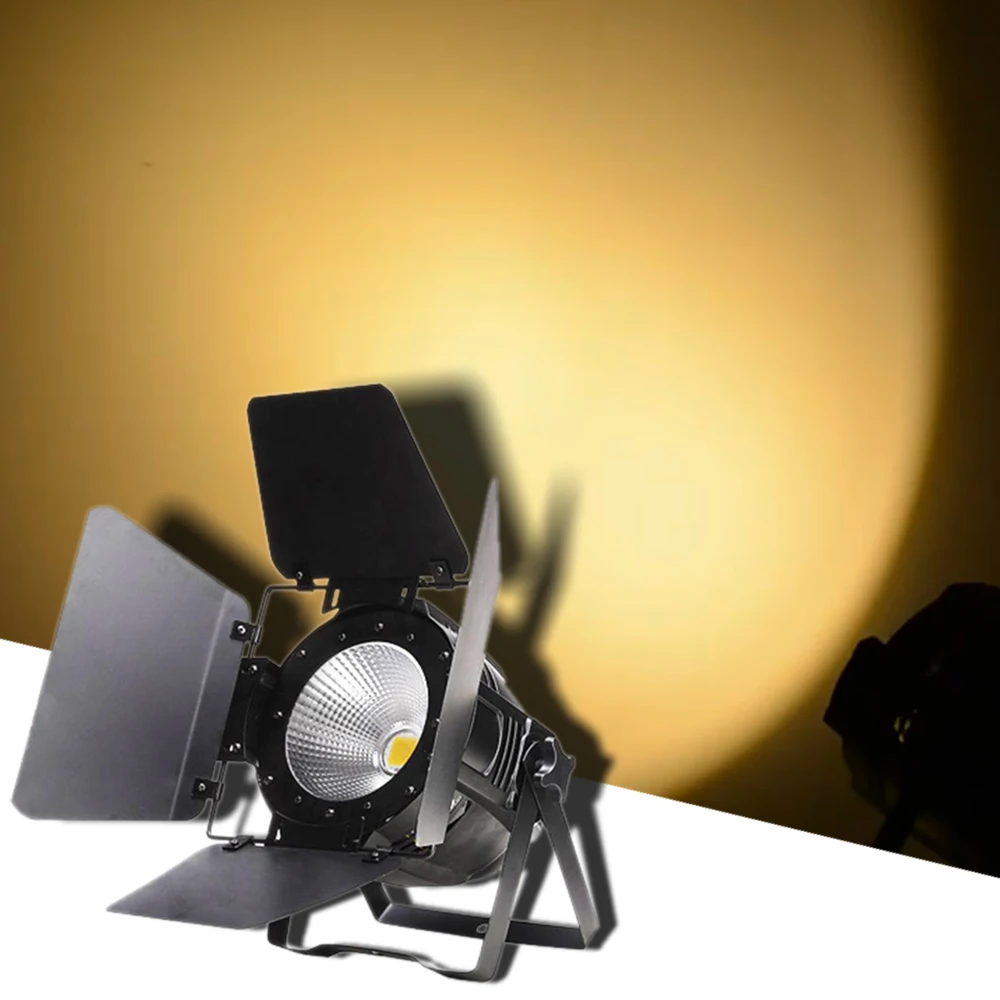 

YUER NEW LED Par COB 100W Warm+Cool Blinder Lighting Aluminum Housing DMX512 Stage Light Theaters Churches Concert DJ Lights