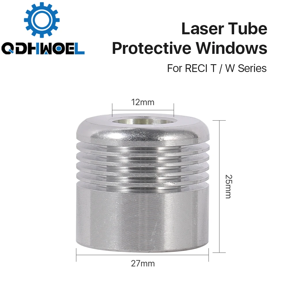 QDHWOEL Co2 Laser Tube Protective Windows RECI W/T Series Laser Protective Optical Accessories For RECI Series Laser Tube