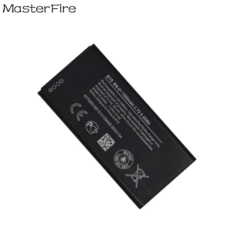 2-10PCS BN-01 BN 01 BN01 1500mah Replacement Phone Lithium Battery Pack For Nokia Lumia X RM-980 X2 XPlus X1045 1045 1013 X2DS