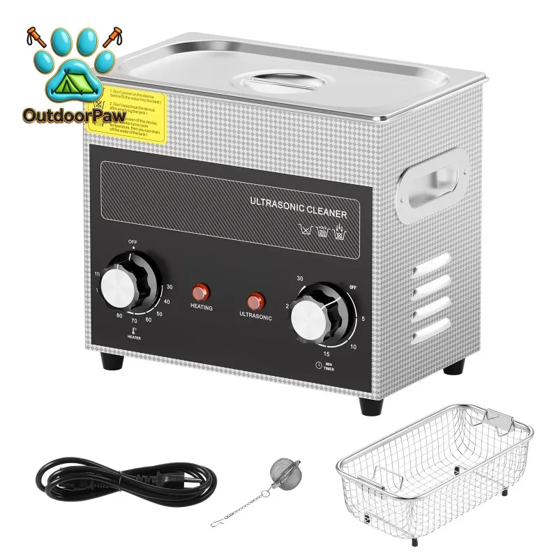 For 2/3/6/10/15/30L Cleaner with Heater Timer for Lab Tools Metal Parts Carburetor Brass Auto Parts