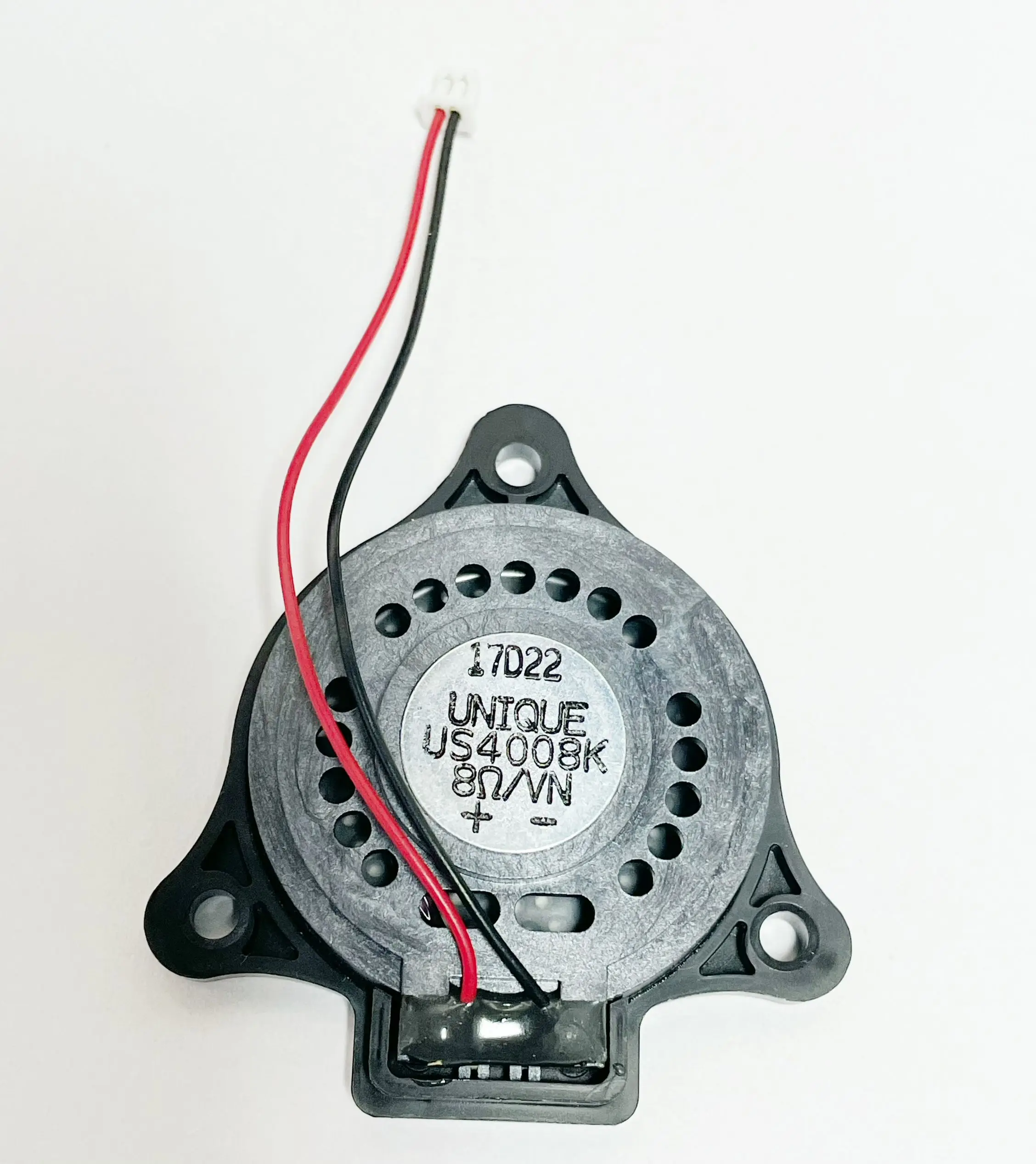 US4008K - 8-ohm with plug terminals. Automotive instrument buzzer horn. Suitable for personal DIY projects.