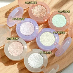 Xixi monochrome eyeshadow super flash highlight brightening aegyo saliva mashed potato eyeshadow disc waterproof without makeup
