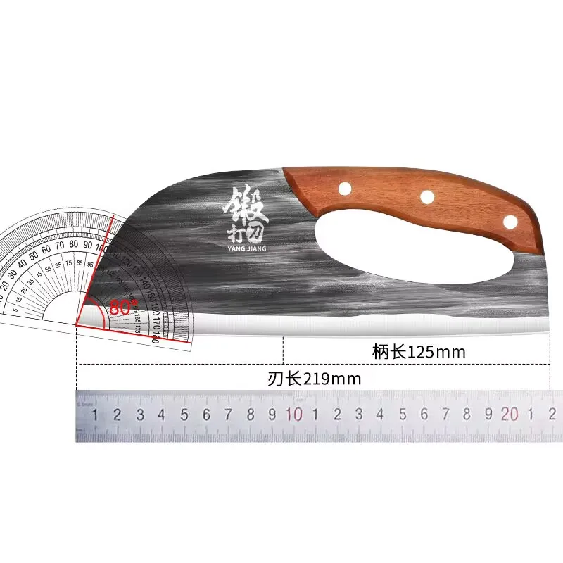 New Slicing Knife Labor-saving Knife 50Cr15mov 24CM Blade Forged Kitchen Knife Lady Kitchen Knive Household Safe Cooking Knife