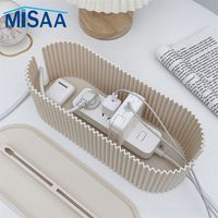 Cable Storage Box Durable Effectively Dissipate Heat Portable Multifunctional Household Items Socket Cable Storage Case