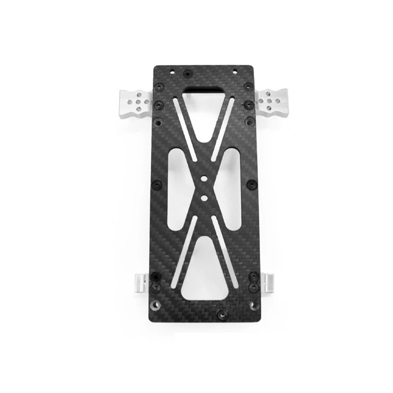 Para 1/10 Tamiya CR01 placa de fibra de carbono soporte de batería piezas de mejora, accesorios de piezas de coche de juguete (no pegatinas)