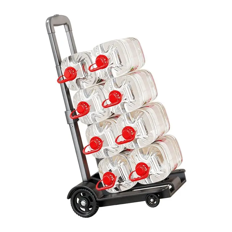 Flatbed Truck Folding Portable Tie Rod Trolley Supermarket Handling Express Handling Trolley Household Student Luggage Cart