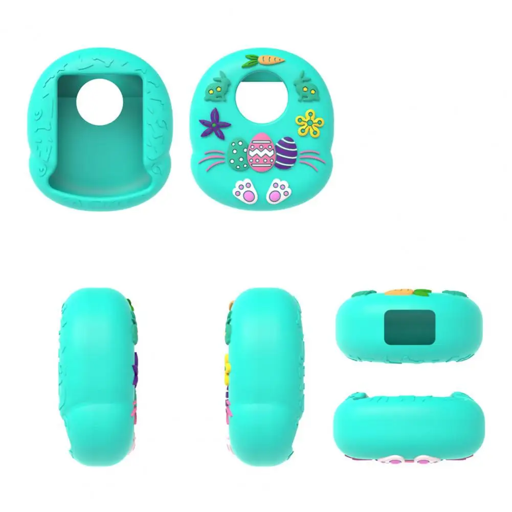 Game Console Silicone Case Cartoon Design Silicone Protective Case for Gi-ga Pets Game Console Impact Resistant Anti-scratch