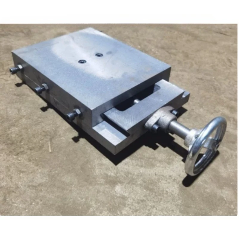 Cast Iron Dovetail Groove Slide Table Manual X Axis Screw Drive Linear Lift Table