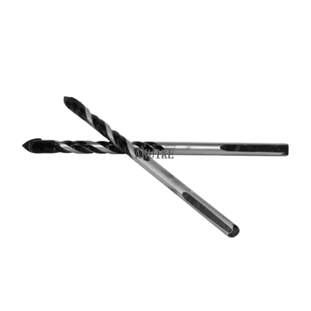 6mm/8mm/10mm/12mm Bits Spiralbohrer Dreieck Keramikfliesen Zement Wolframkarbid Zubehör Versorgung