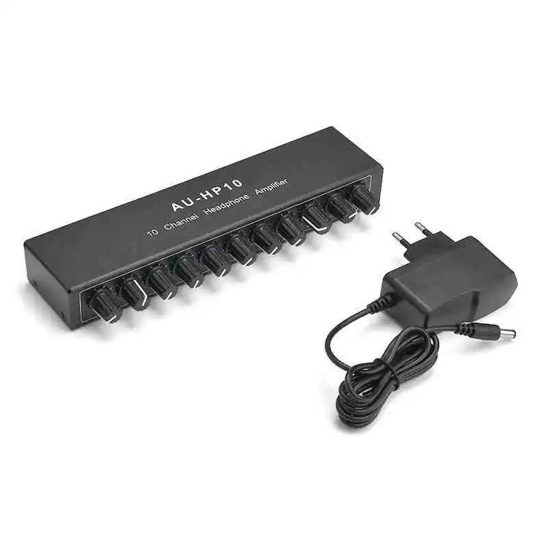 More than 10 Channels of Output Audio Music Distributor, 10 Channels of Stereo Headphone Amplifier, One to Many