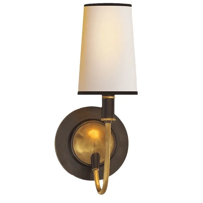 مصباح جداري نحاسي LED مرآة أمامية أضواء الحمام غرفة الطعام غرفة النوم السرير ضوء غرفة المعيشة الديكور الداخلي الجدار الخفيفة