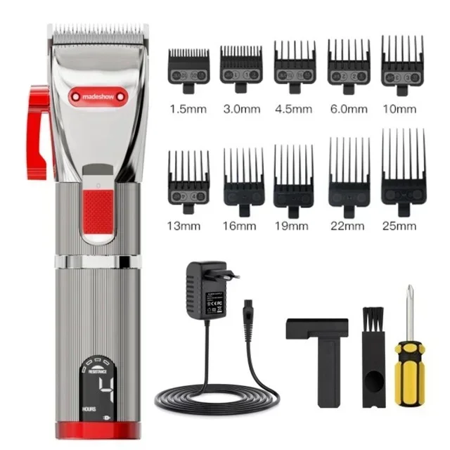 Madeshow M5 M5F Tondeuse Tondeuse voor Mannen Professionele Kapper Haar Snijmachine 7000 rpm 2 Versnellingen Afwerking Kapsel