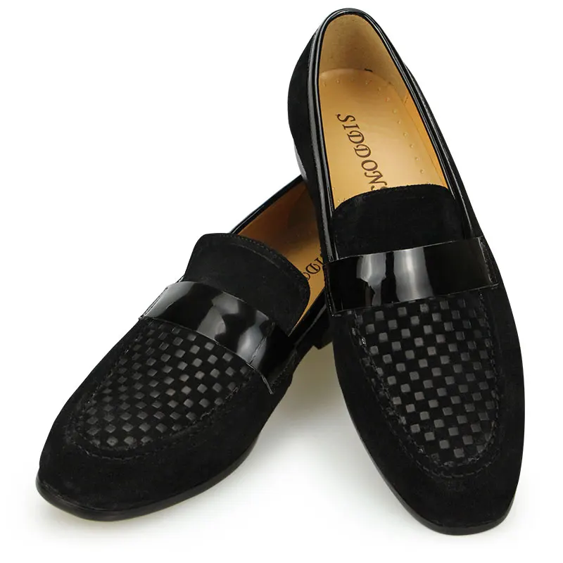 Fashion Casual Shoes Summer Men's New Sapatos Masculino Erkek Loafers Slip on Moccasin Black One-step Breathable Shoes