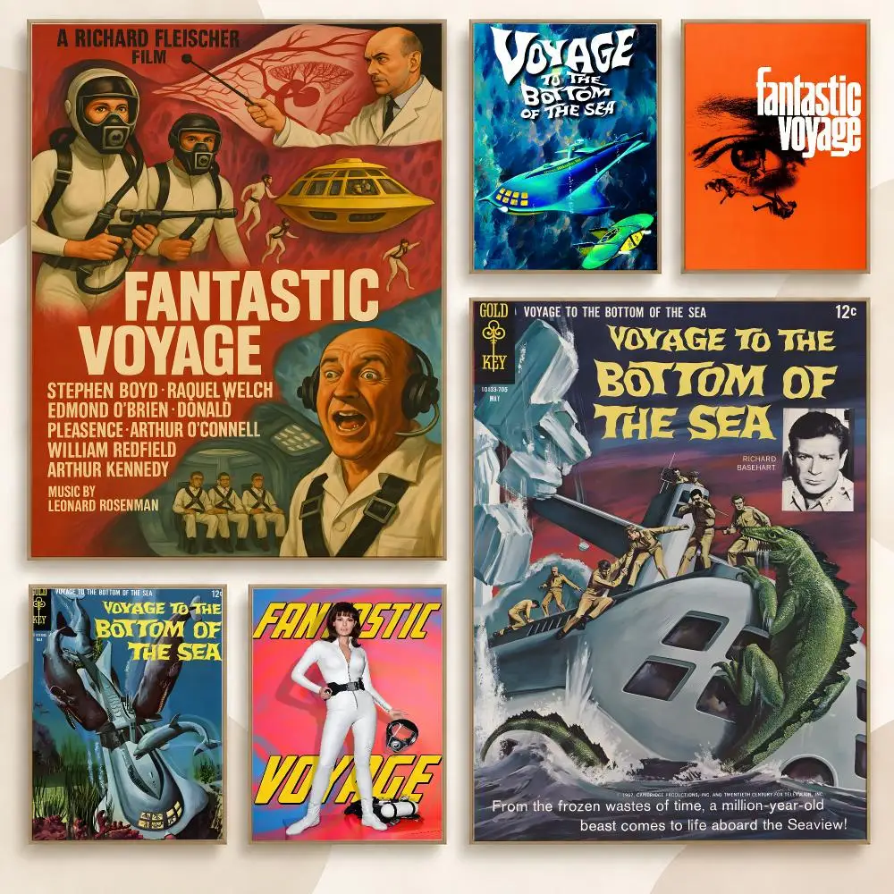 Fantastic Voyage Classic Movie TV Series 80s 90s Retro Poster Contemporary Wall Art Print for Bedroom & Living Room, Unframed