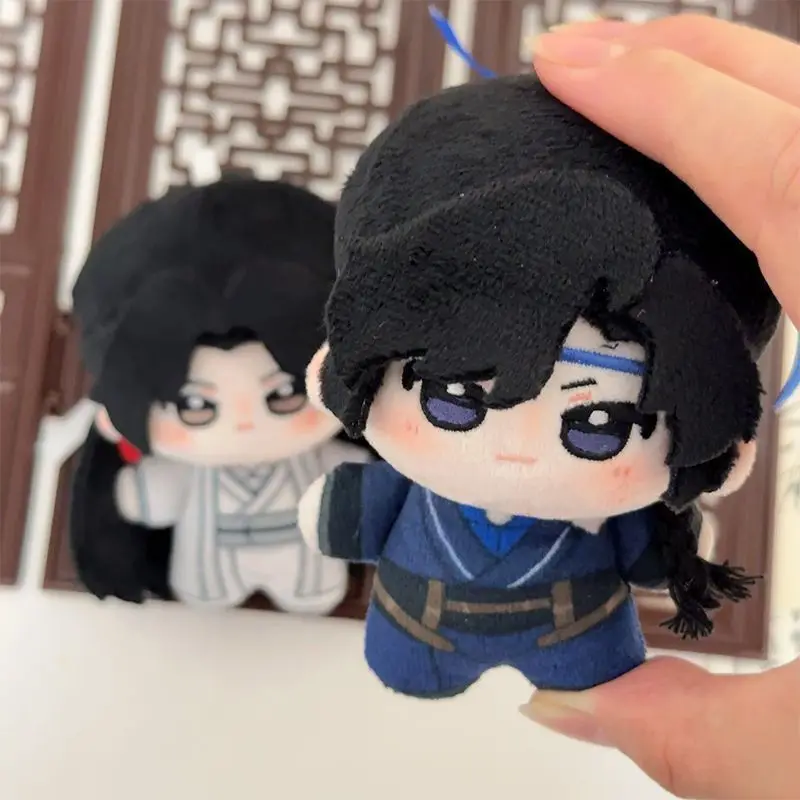 ชุดอุปกรณ์ตกแต่งตุ๊กตาผ้าฝ้ายพิมพ์ลาย 10 ซม. QJJ เซินหลาน โจวเสี่ยวฉีเย่