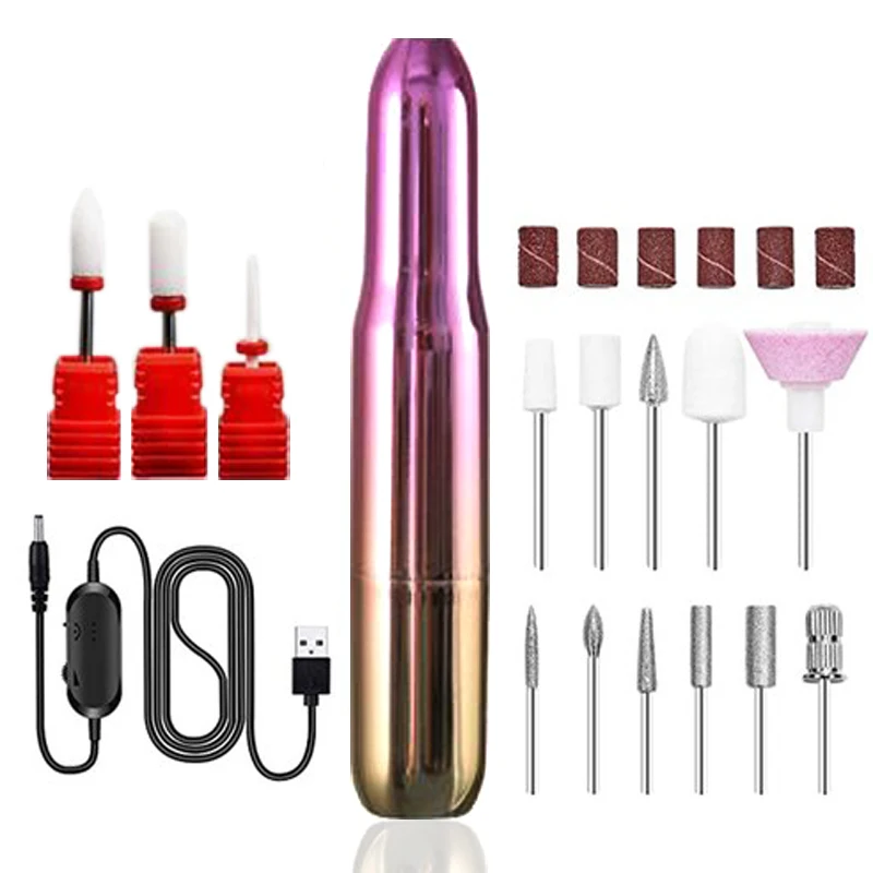 Premium Wireless Electric Nail Drill Set for Manicure and Pedicure, Professional Salon Quality | Professional Electric Nail Dril