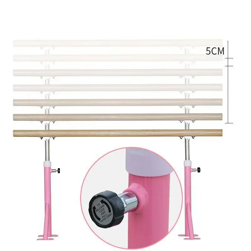 1-5m Dance Pole Floor-mounted Fixed Liftable Dance Room Classroom Professional Leg Press Pole for Children and Adults.