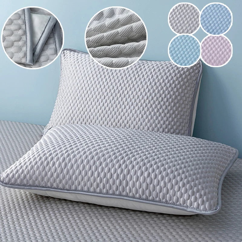 

Cotton Pillow Cover Anti Mite Isolation Layer Pillow Case Protector Waterproof Sweatproof Pillow Core Protection Household Cover