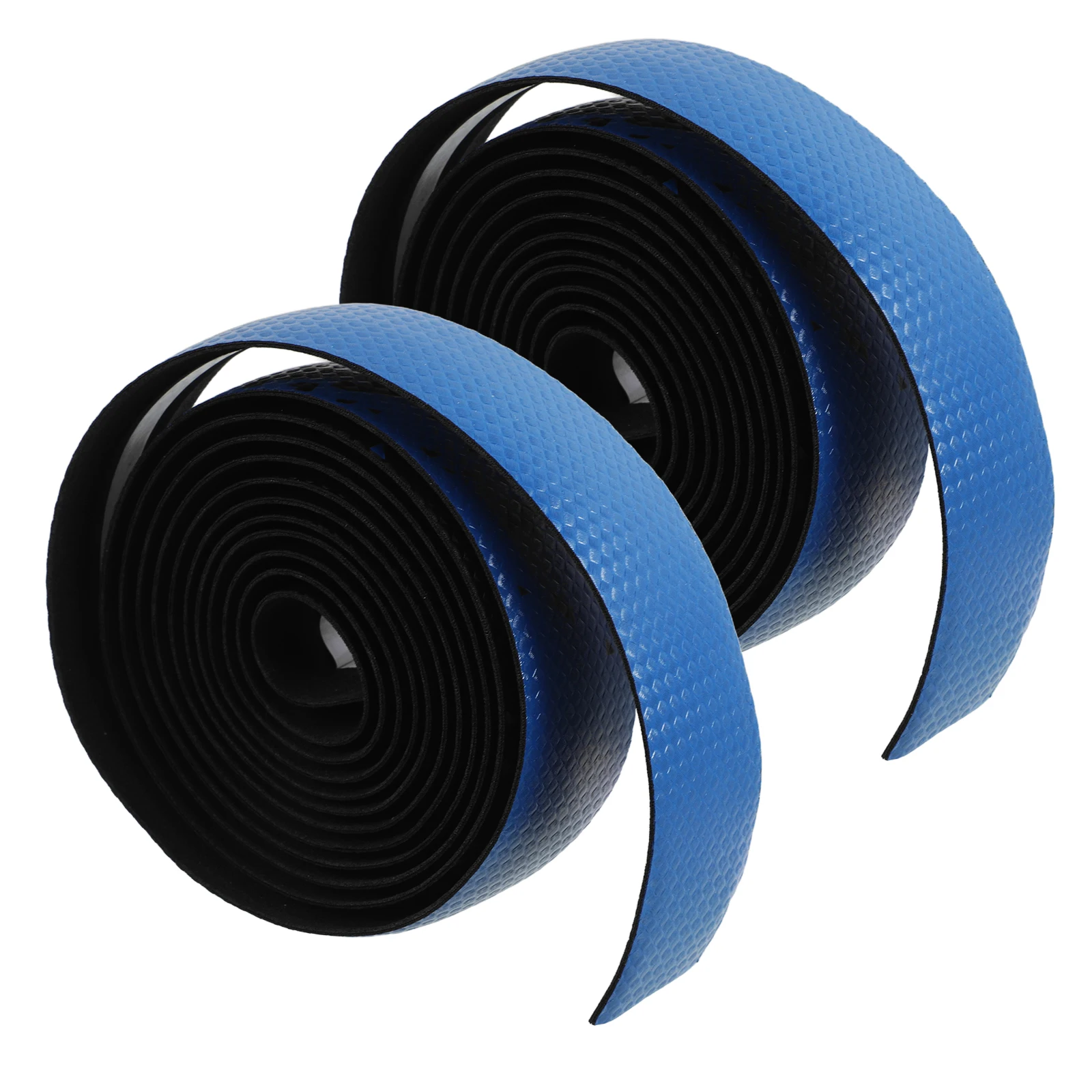 

1 Pair Gradient Road Handlebar Tape Bike Handle Wrap Padded Shock Absorption Antislip Carbon Texture Gradient Color Design
