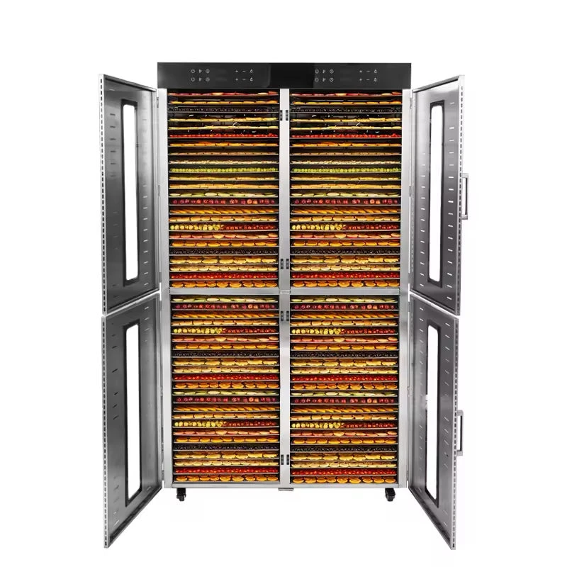Commercial Stainless Steel Food Dehydrator Machine Large Capacity Electric Fruit Vegetable Meat Dryer for Beef Jerky