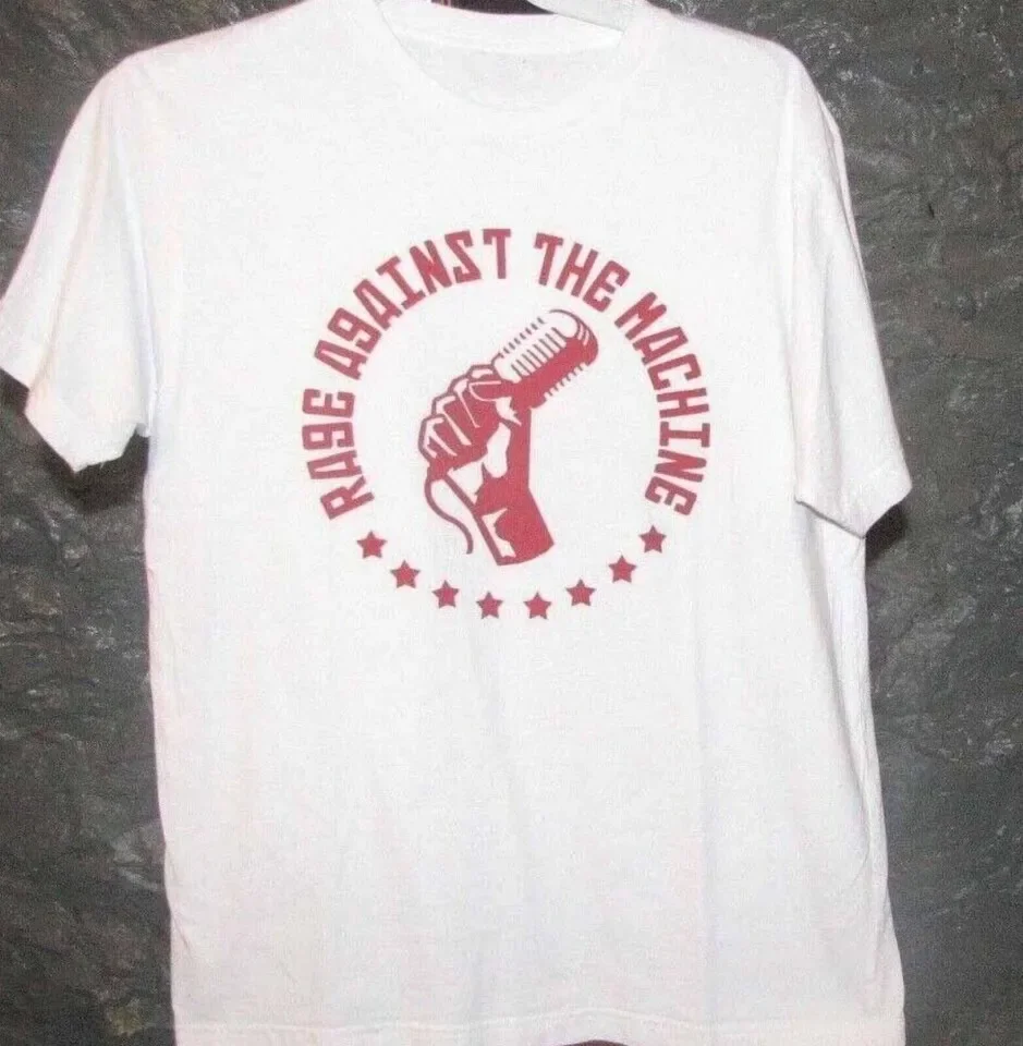 VTG Live TOUR RAGE AGAINST THE MACHINE Shirt Classic White Unisex S-5XL KH1207