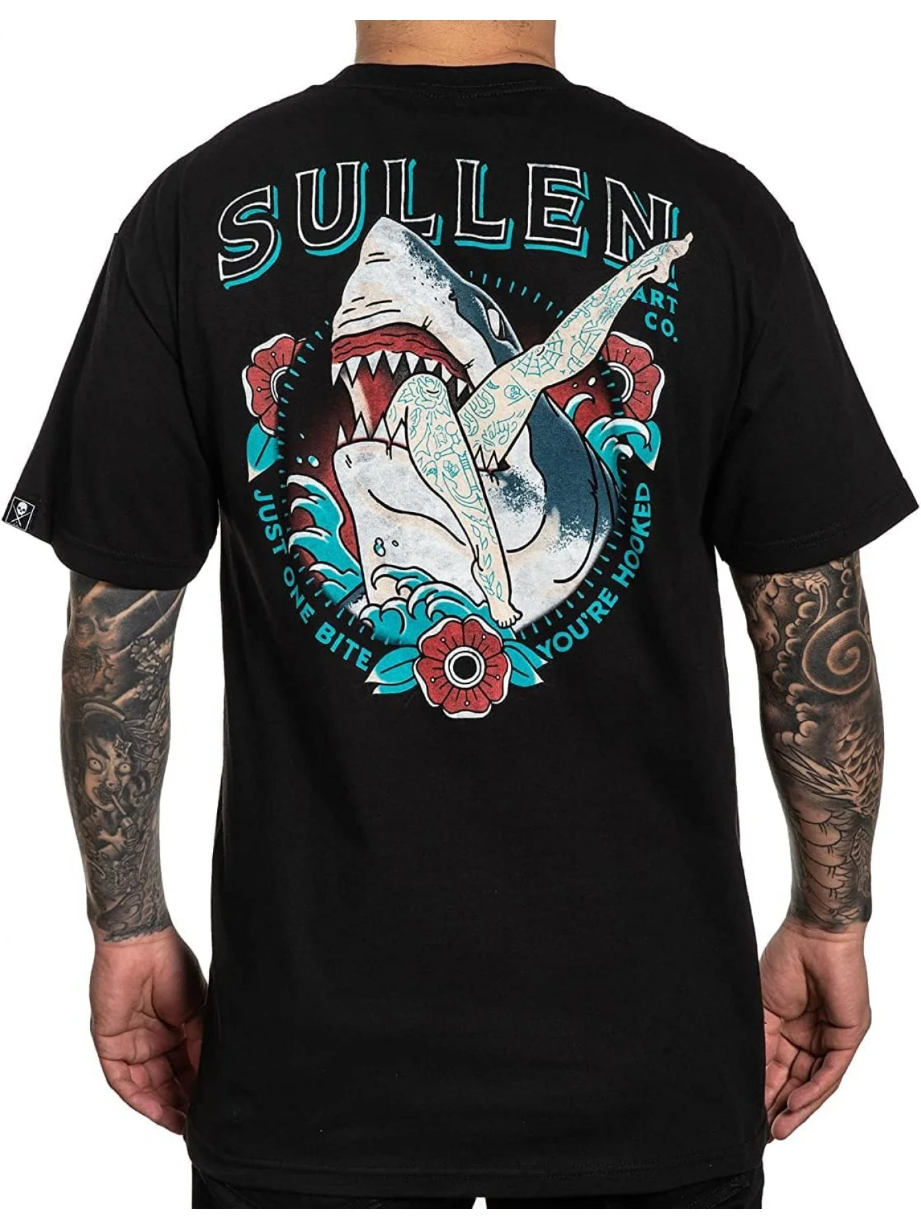 Sullen Men'S Standard Tattoo Graphic Tee Graphic Short Sleeve Shirt Unisex Men Women Summer Casual Crew Neck Cotton Tee