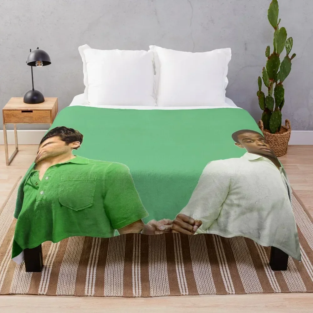 

Psych's Shawn and Gus design Throw Blanket Beach Multi-Purpose Sofas Decorative Sofas Blankets