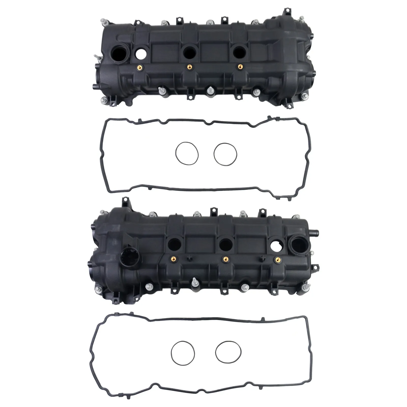 AP01 2X Valve Covers w/ Gaskets For Dodge Ram 2500 Journey Jeep Cherokee Chrysler 300 5184068AN, 5184069AN, 05184068AN, 05184069AN
