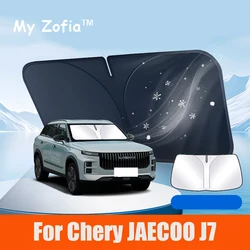 For Chery JAECOO J7 2023 2024 2025 Car Front Windshield Sunshade Windshield Sunshade Cover Anti UV Protection Accessories