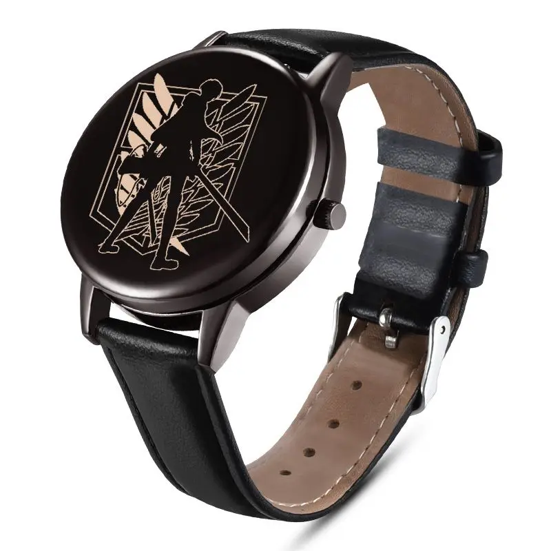 Attack on Titan Levi Ackerman Anime periphere zweidimensionale Quarzuhr kreative und stilvolle Jungenuhr Geschenk Großhandel – Detail 4