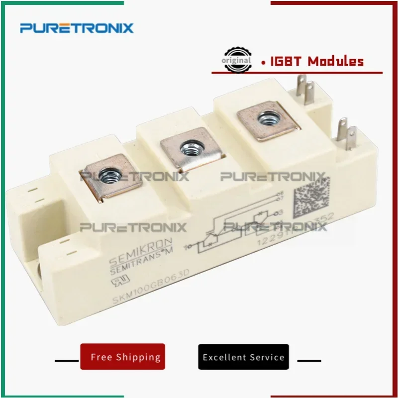 Skm100gal12ثلاثية الأبعاد وحدة IGBT الأصلية الجديدة
