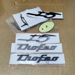 front hood badge Side Emblem Badge Stickers Accessories for Maserati ghibli quattroporte Levante MC20 granturismo GTS Trofeo GT