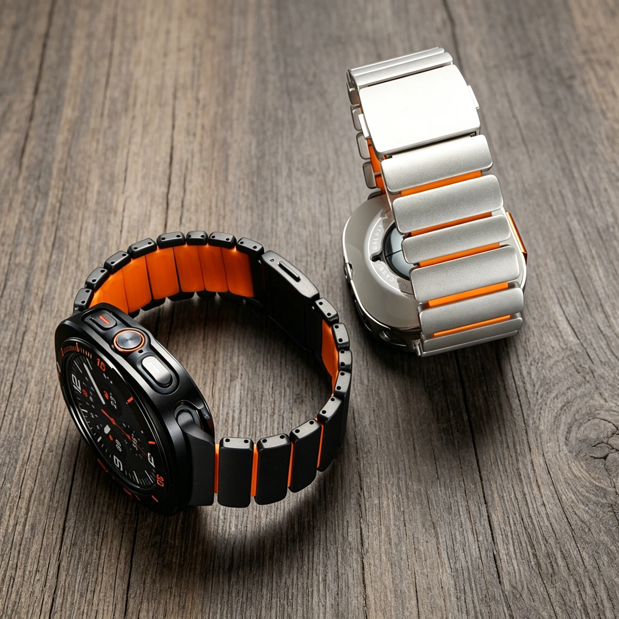 

Металлический корпус + титановый ремешок для Samsung Galaxy Watch Ultra 47 мм, жесткая защитная рамка, магнитный браслет для Watch Ultra 2025 47 мм
