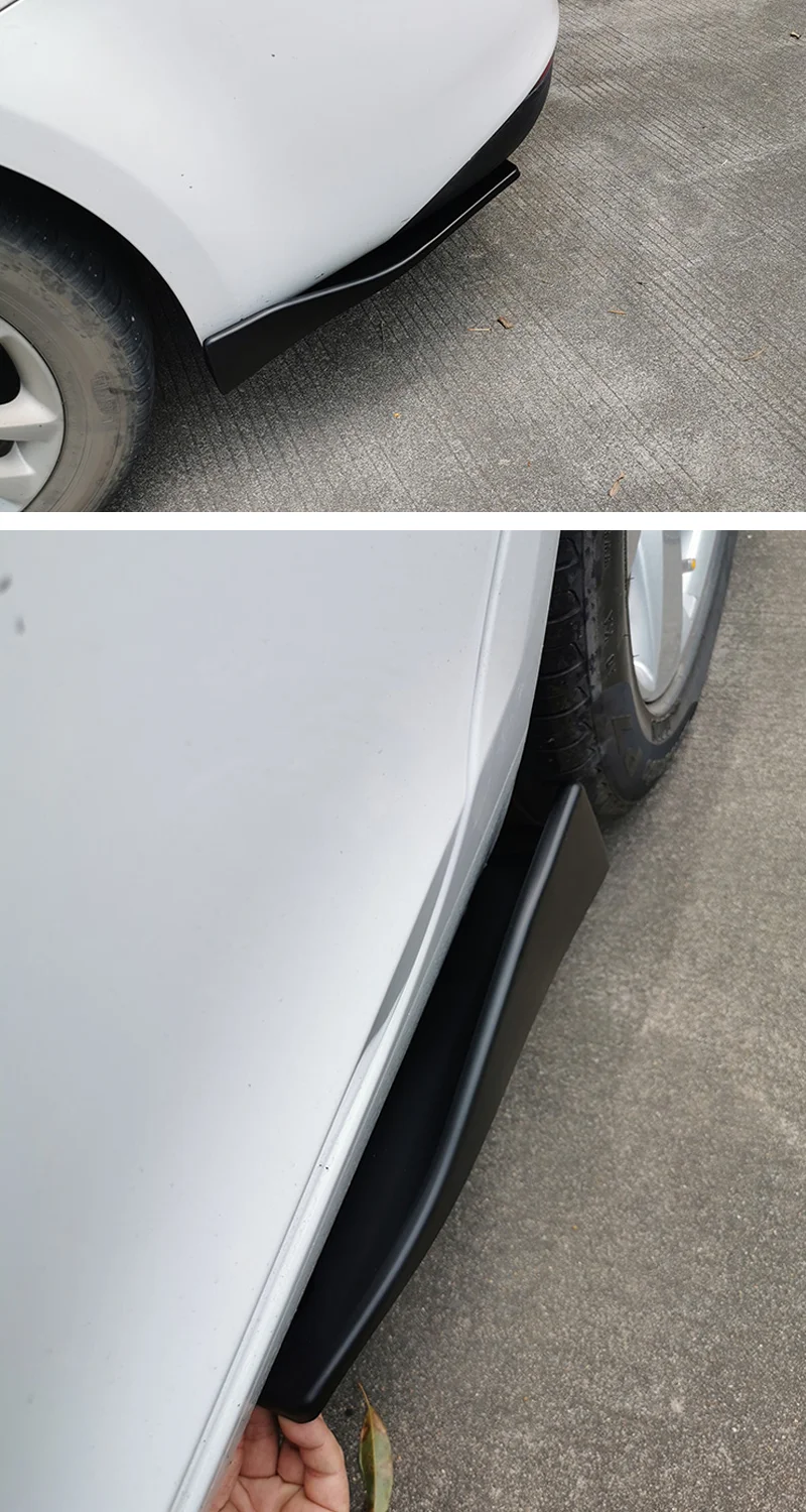 48CM Seite Rock Für Auto BMW E90 E46 F20 F30 E39 G20 Zubehör Universal Extension Protector Hinten Stoßstange spoiler Diffusor Split – Detail 3