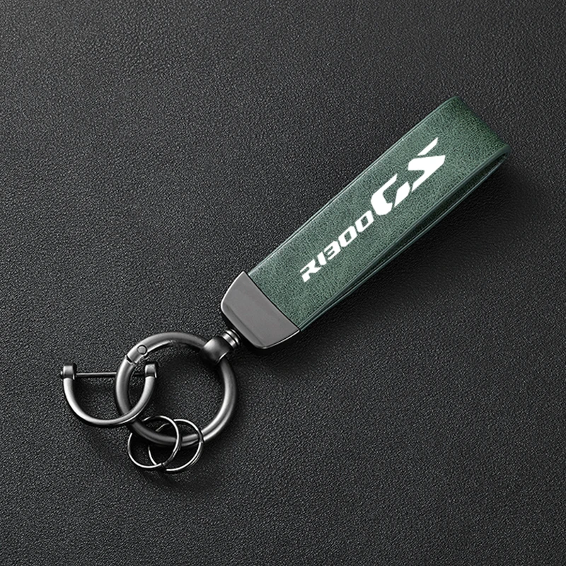 ل BMW R1300GS R1300 GS ADV 1300 GSA R 1300 GS مغامرة اكسسوارات عالية الجودة الجلود دراجة نارية حامل سلسلة مفاتيح كيرينغ