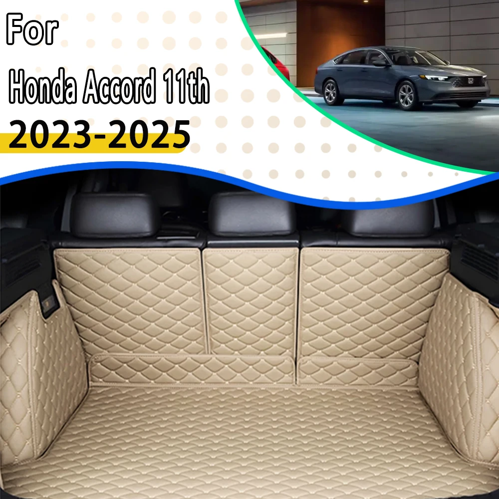 

For Honda Accord 11th MK11 CY 2023 2024 2025 Car Rear Trunk Mat Interior Decoration Car Trunk Storage Pad Cargo Auto Accessories