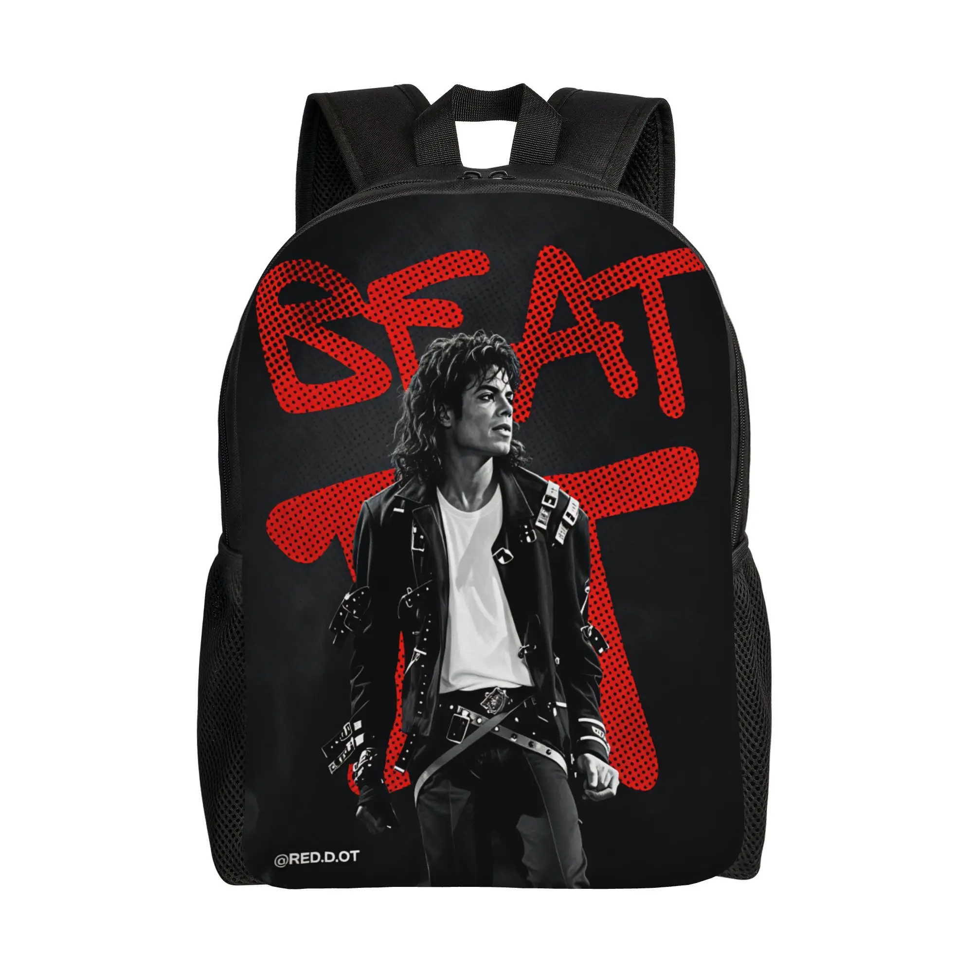 Michael Jackson Backpack  Streetwear Backpacks Male Sport Big School Bags Designer Rucksack