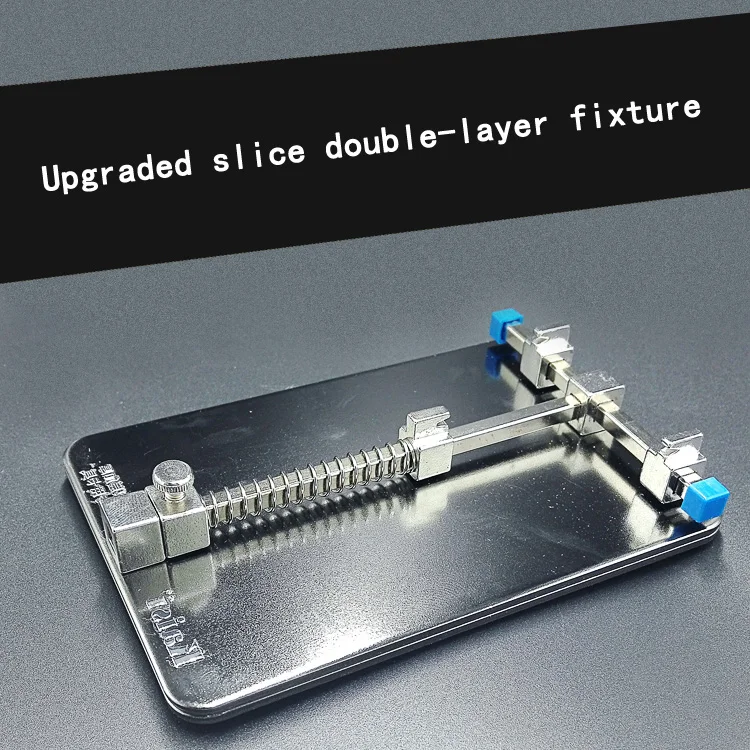 Double Layer Maintenance Repair Fixture Kaisi K1212 PCB Board Stainless Steel Holder Jig For iPhone Samsung Circuit Board