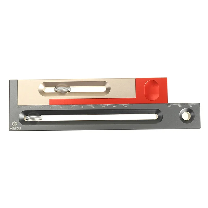 Table saw seam adjuster tenon and tenon adjuster movable gauge multi-functional length compensator